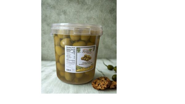 Green Olives stuffed with Jalapeño - Ullinj të mbushur me Jalapeño- 1.54lbs - Image 3
